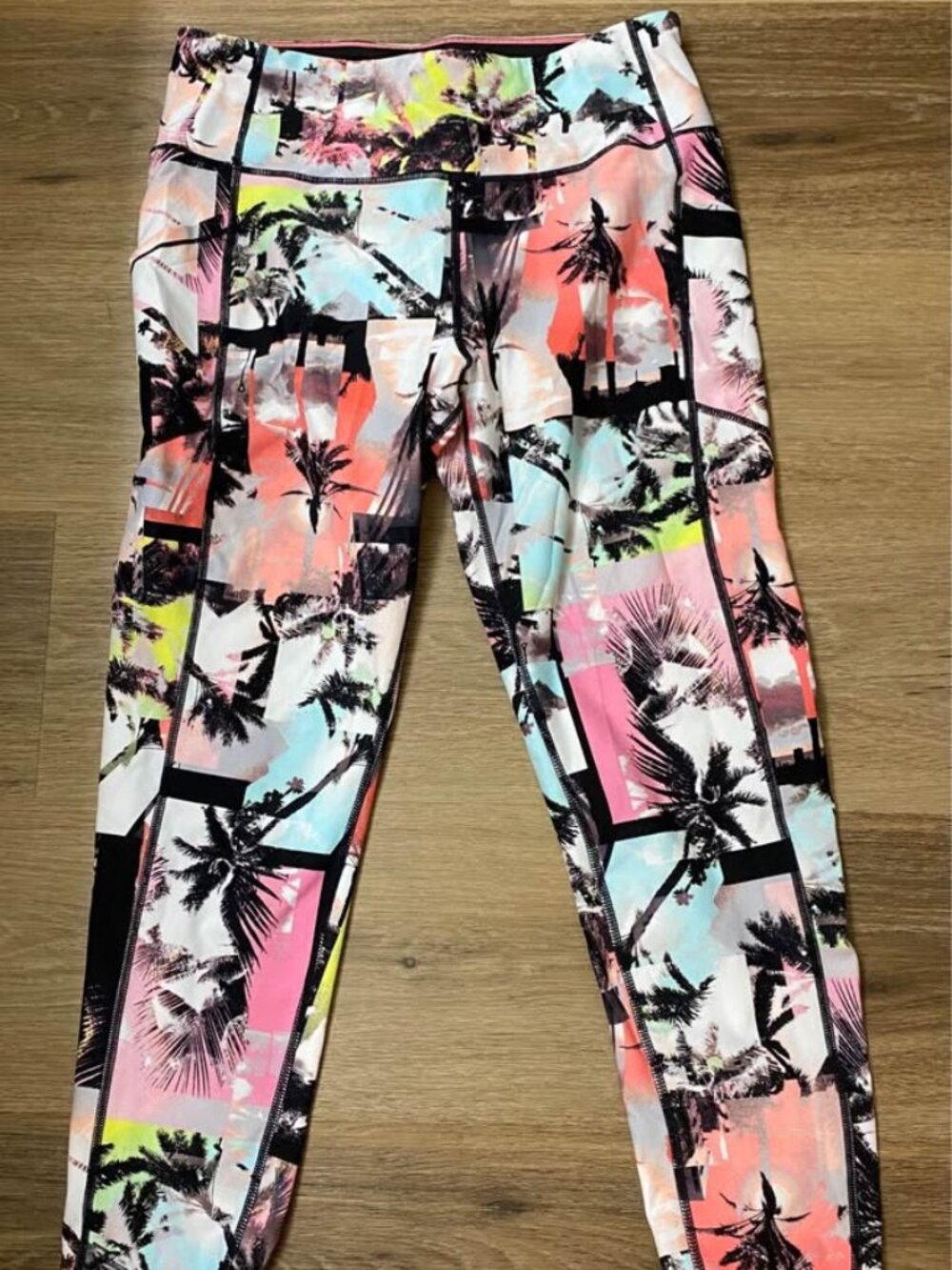 Calvin Klein Performance Miami Vice High-Waist 7/8 Leggings – Size Large